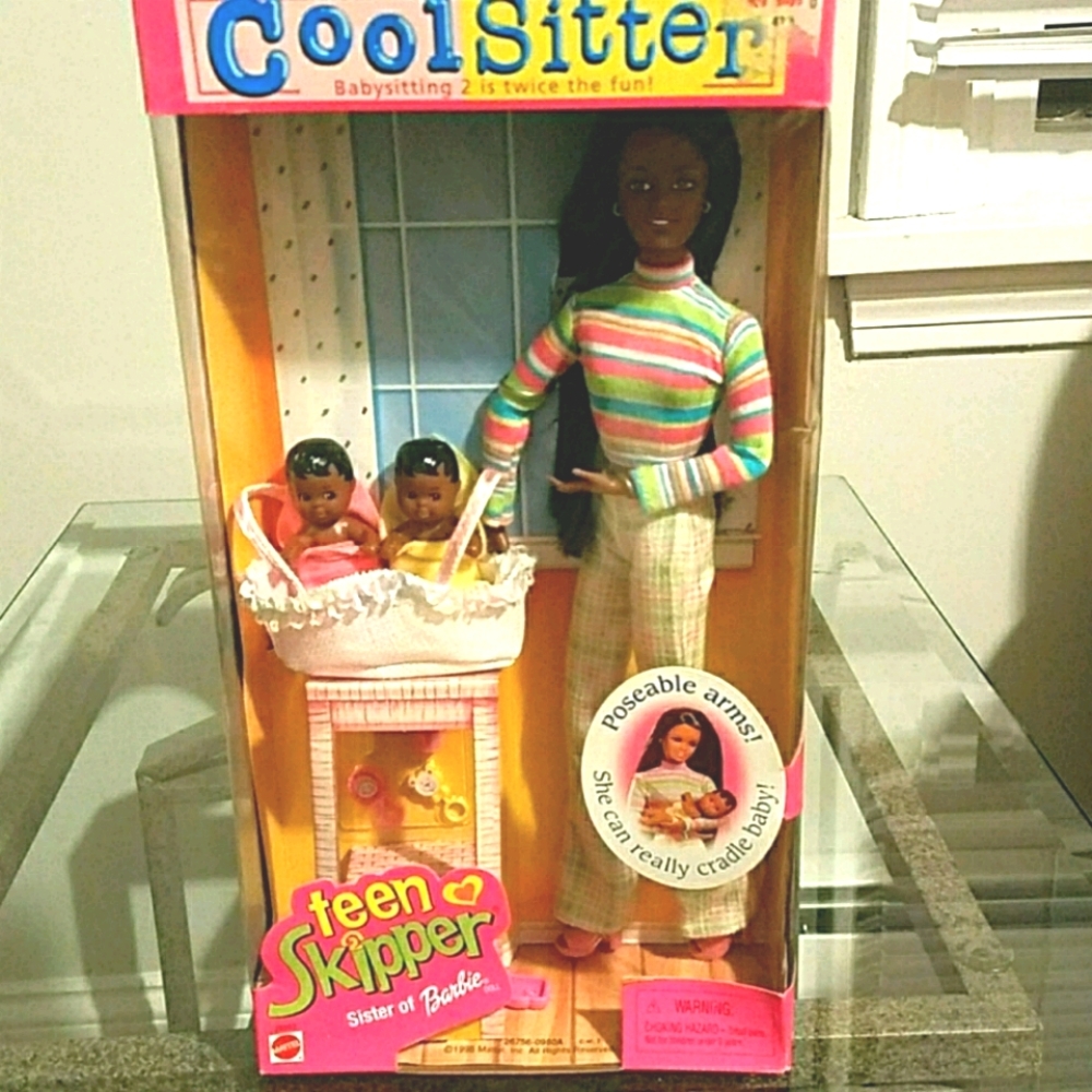 SOLD Cool Sitter Teen Skipper African American NIB - Picture 1 of 9